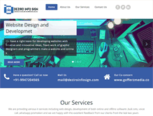 Tablet Screenshot of deziroinfosign.com